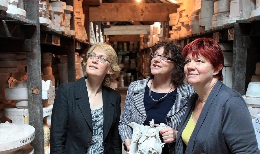 Carole Souter, Chief Executive HLF and Ros Kerslake, Chief Executive for the Princes Regeneration Trust