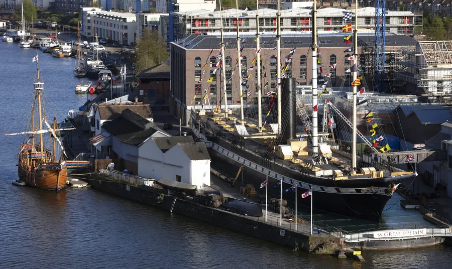 New Brunel museum confirmed with major funding award The ss Great Britain next to Brunel's drawing office