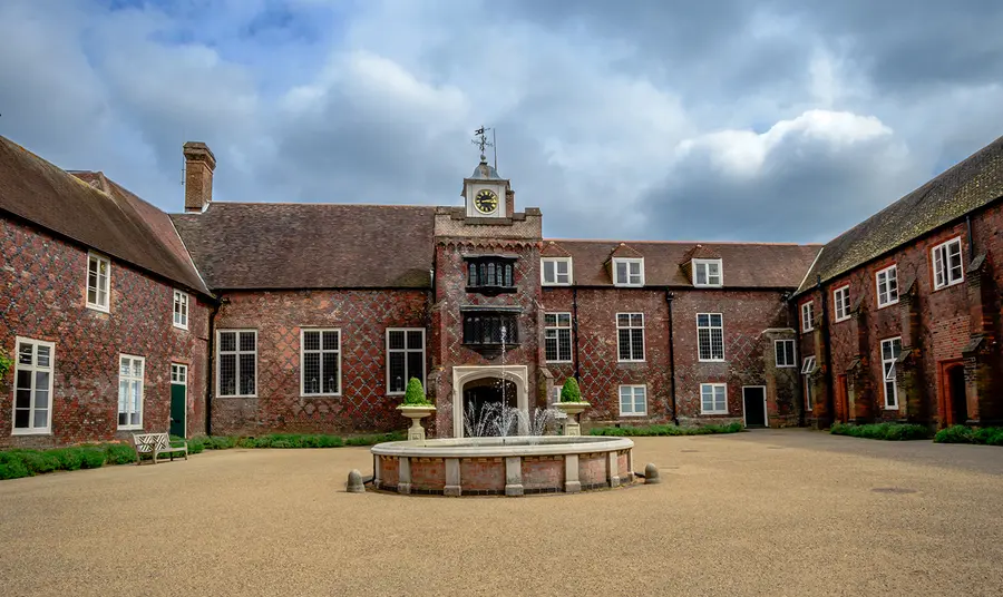 Tudor courtyard at Fulham Palace
