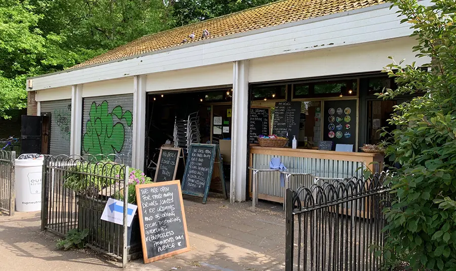 New guidance to help parks in England reopen Socially distanced park cafe