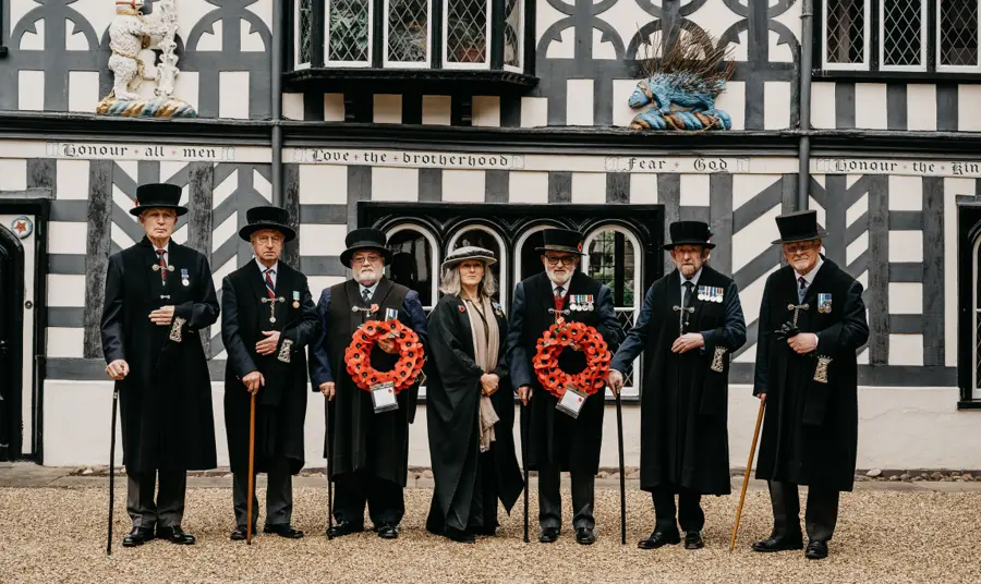 The current Lord Leycester brethren. Credit: Kevin Fern