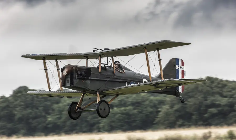 Plane flying
