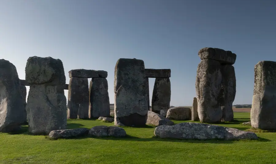A view of Stonehenge 