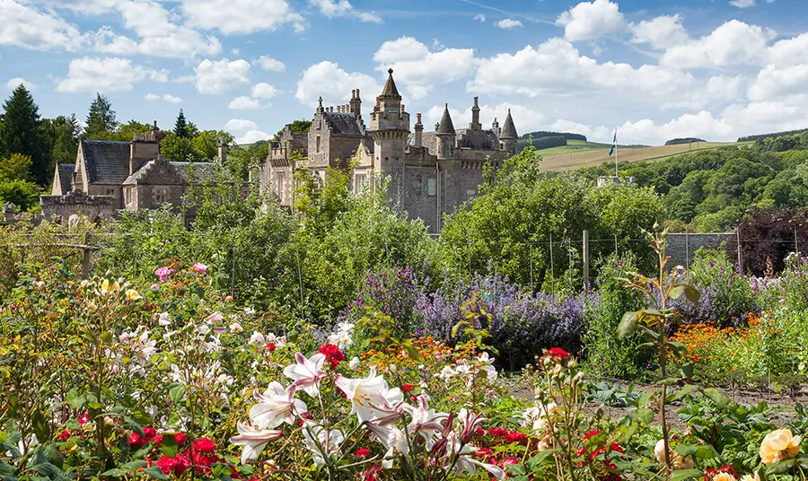 Abbotsford from the garden