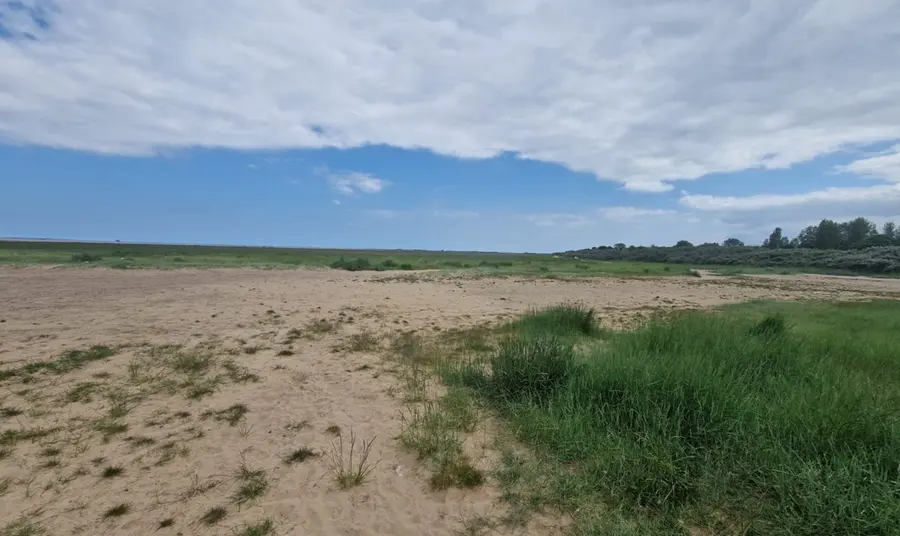 Sand dunes on Cleethorpes coastline