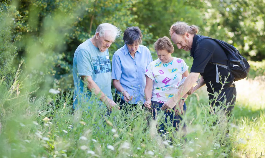 A Changing Lives volunteer connecting people to nature