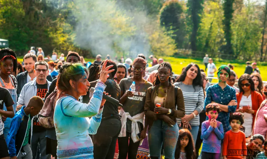 People in a park