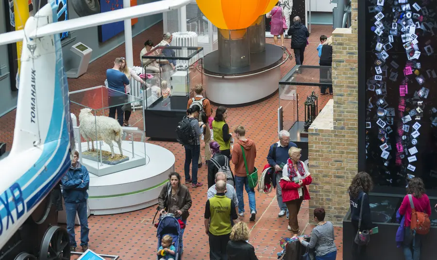 Visitors at the National Museum of Scotland