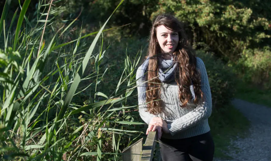 Woman at RSPB Minsmere