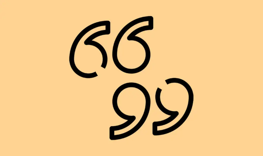 black speech mark icons, representing oral history