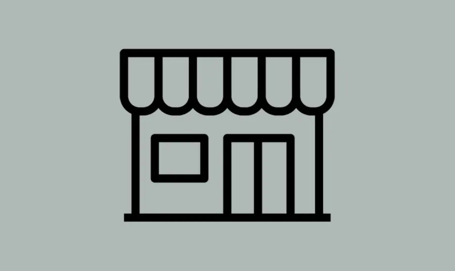 A block icon representing a shop