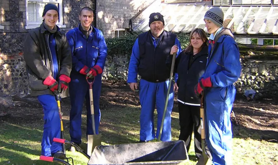 Volunteers at Norwich Cathedral