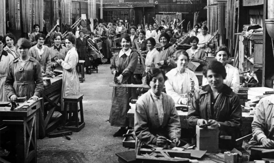 Westland factory workers