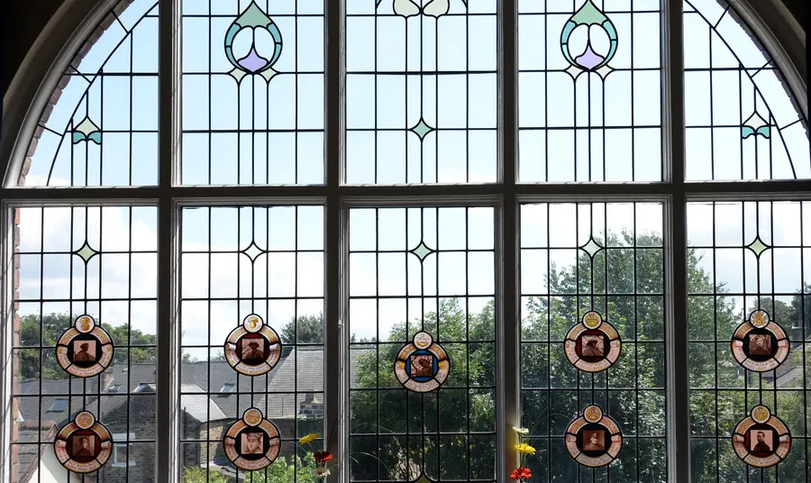 National recognition for Sheffield volunteers A memorial window at the Walkley Community Centre