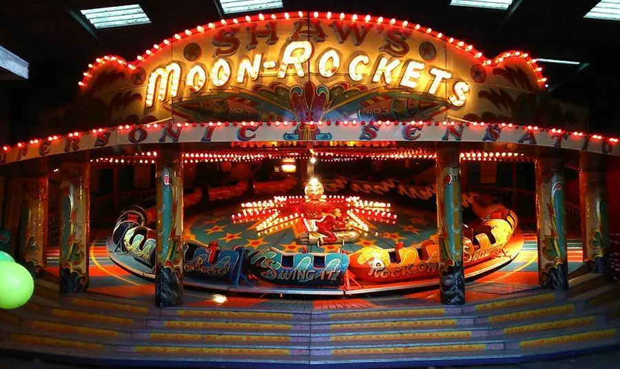 Seven quirky things to do this holiday Moonrocket fairground ride