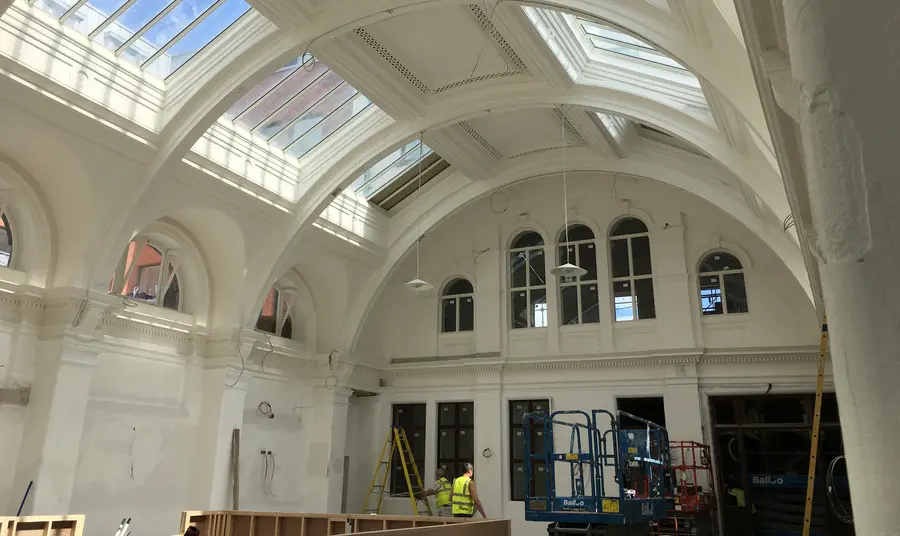 The restoration and development of the former Harland and Wolff Headquarters building and drawing offices Interior of one of the Drawing Rooms
