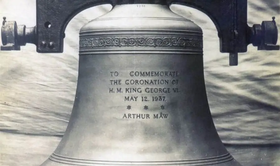 The 1937 Coronation Bell (tenor) at St Andrew's Church, Epworth