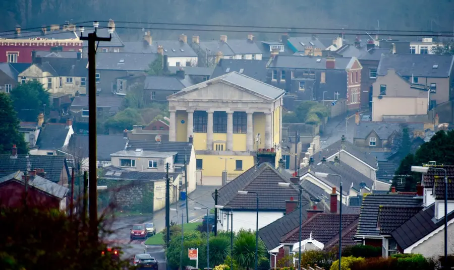 Celebrations to mark the opening of the Portico arts and heritage centre The Portico arts and heritage centre