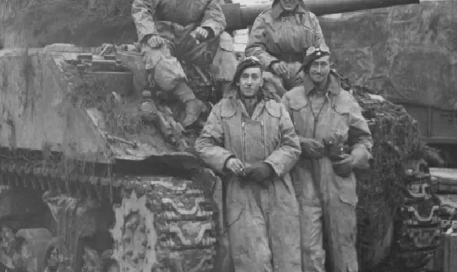 Local regiment completes oral history project A moment’s relaxation in Brunssum, Holland, 1944
