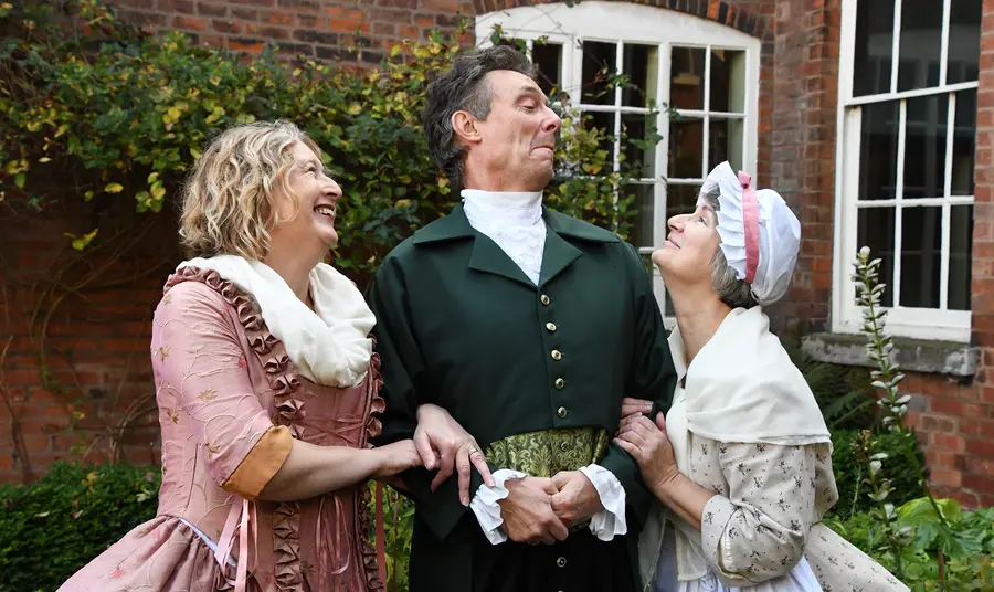 7 things to do in the East Midlands Three people in 18th-century costume