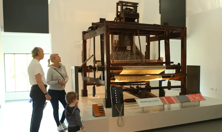 Meldrum Loom at the new Dunfermline Carnegie Library & Galleries.  