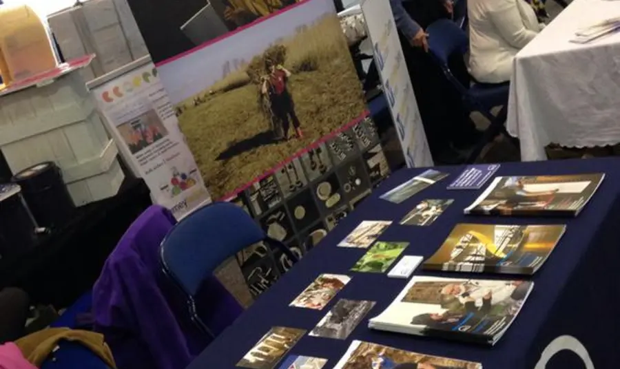 Table with HLF information leaflets