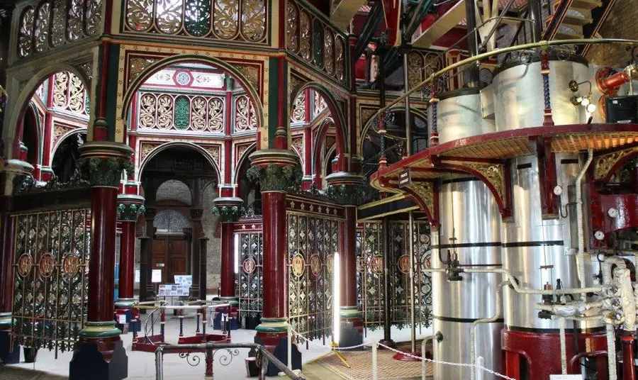 Ornate metalwork at Crossness Pumping Station