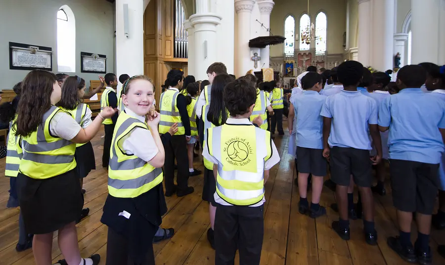 Restoring the Future Pupils visiting St John's Church Notting Hill