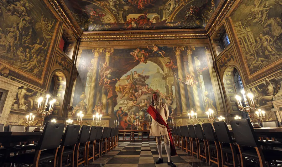 The Painted Hall at Greenwich's Old Royal Naval College
