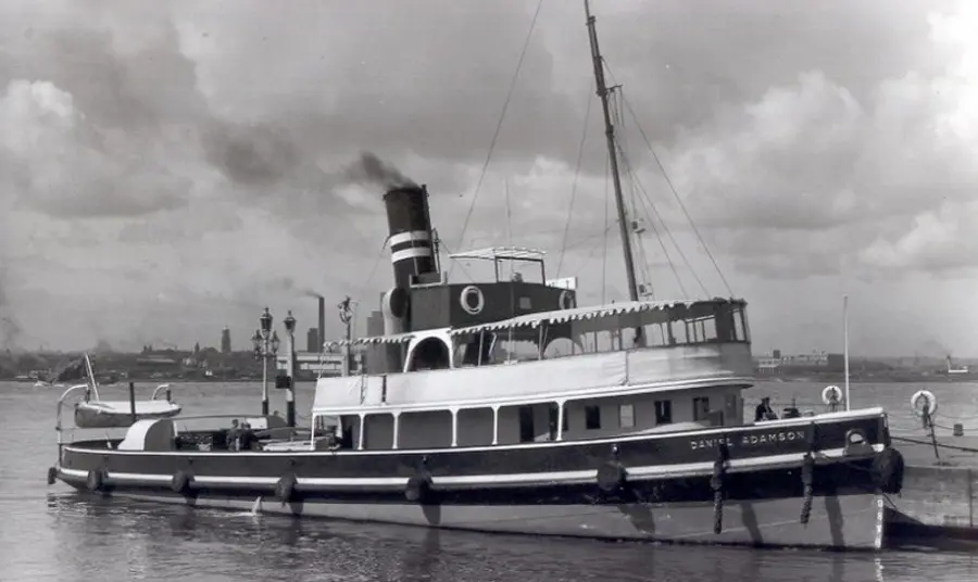The Daniel Adamson in 1947 at Pier head The Daniel Adamson in 1947 at Pier head
