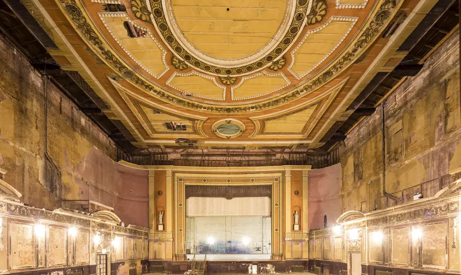 The inside of the Victorian Theatre at Alexandra Palace