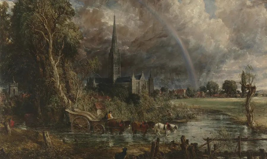 John Constable’s Salisbury Cathedral from the Meadows, exhibited 1831