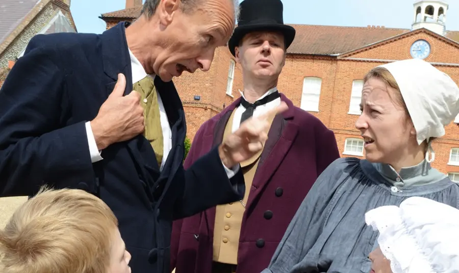Reenactment of life at Gressenhall Farm and Workhouse
