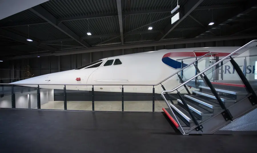 Concorde in its new home