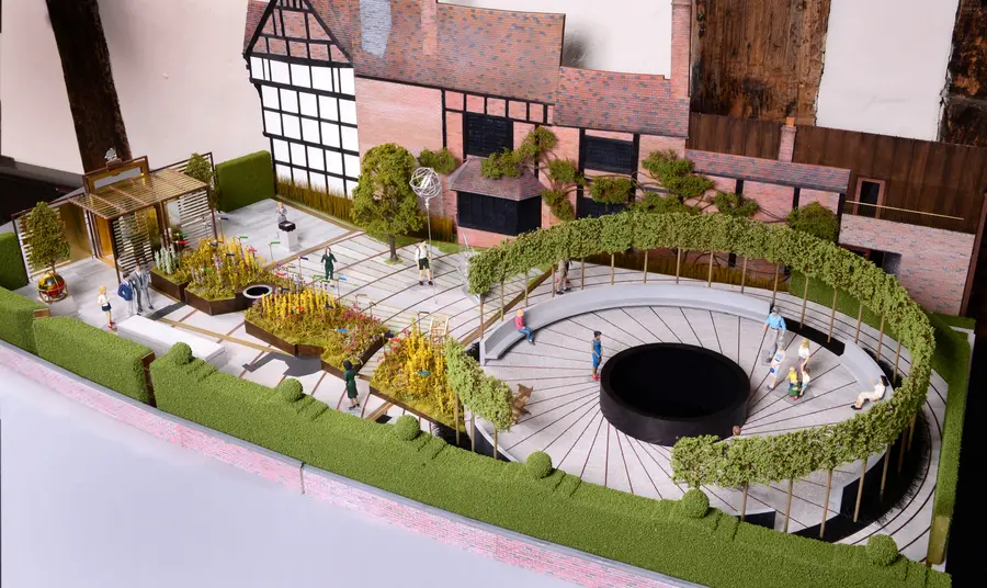 Shakespeare Birthplace Trust secures lottery grant to unlock the heritage of Shakespeare’s last home Model of Shakespeare's New Place