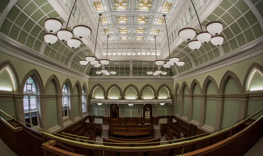 Inside Middlesbrough Town Hall