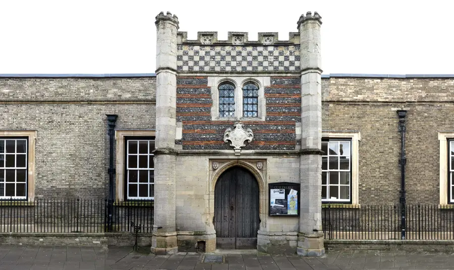 Front elevation on Bury St Edmunds Guildhall