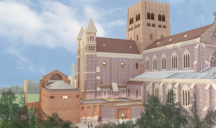 Artist's impression of the new welcome centre