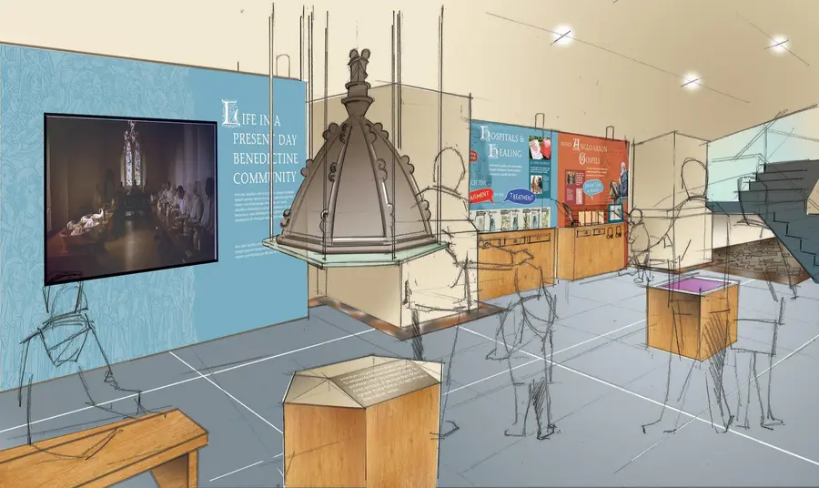 Huge step forward for Bath Abbey Footprint project Artist's impression of new interpretation at Bath Abbey