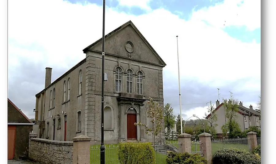 View of the outside of Derrygonnelly Orange Hall building