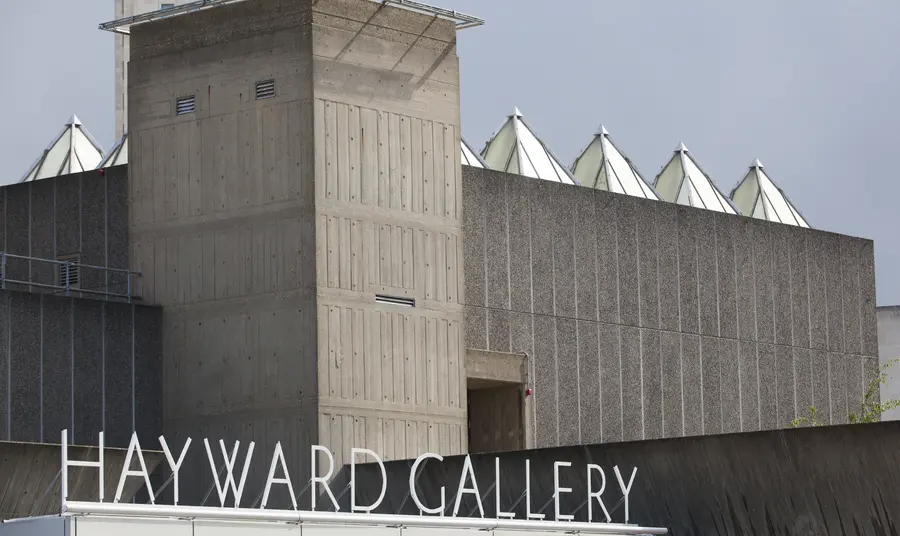 The roof and sign of the Southbank Centre's Hayward Gallery