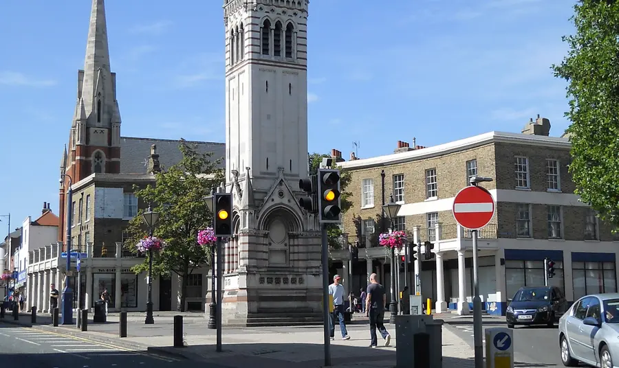 The clocktower in Gravesend