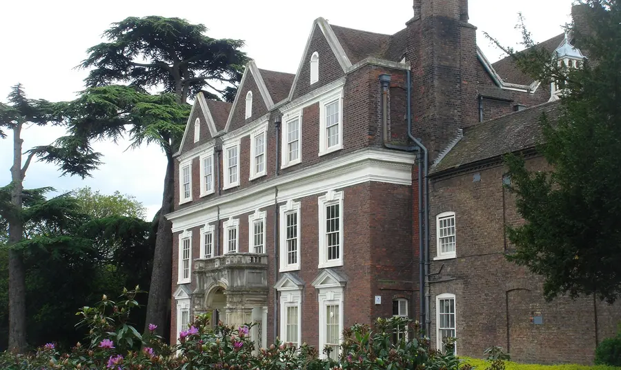 Jacobean manor house secures support for vital conservation Outside view of Boston Manor in Brentford