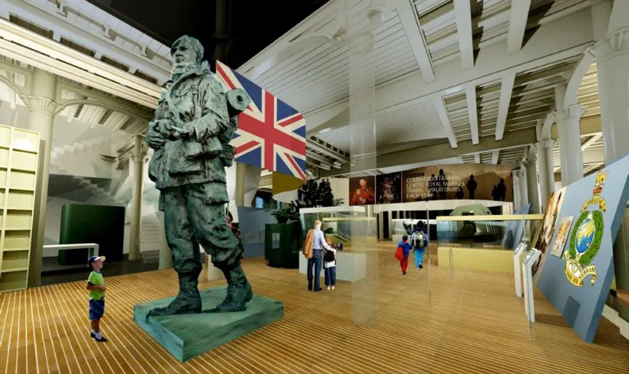 Artist impression of new Royal Marines Museum entrance