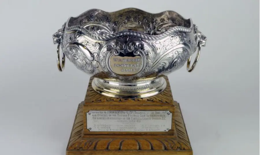 Watford Football Club's first ever trophy