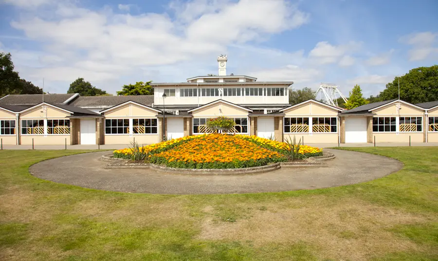 The historic pavilion