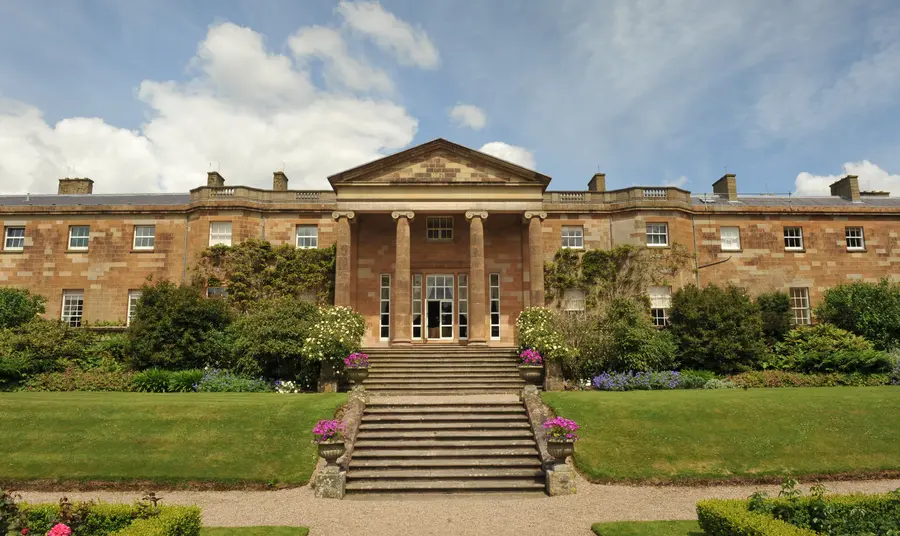 Outside view of the front of Hillsborough Castle