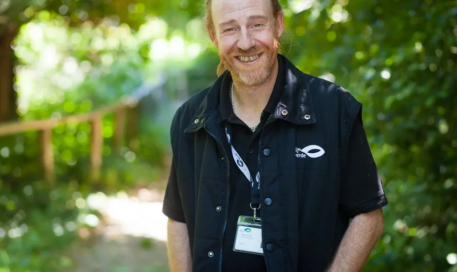 Changing lives: Traineeship helps Darren give back to his local park Darren in Jubilee Country Park, Bromley