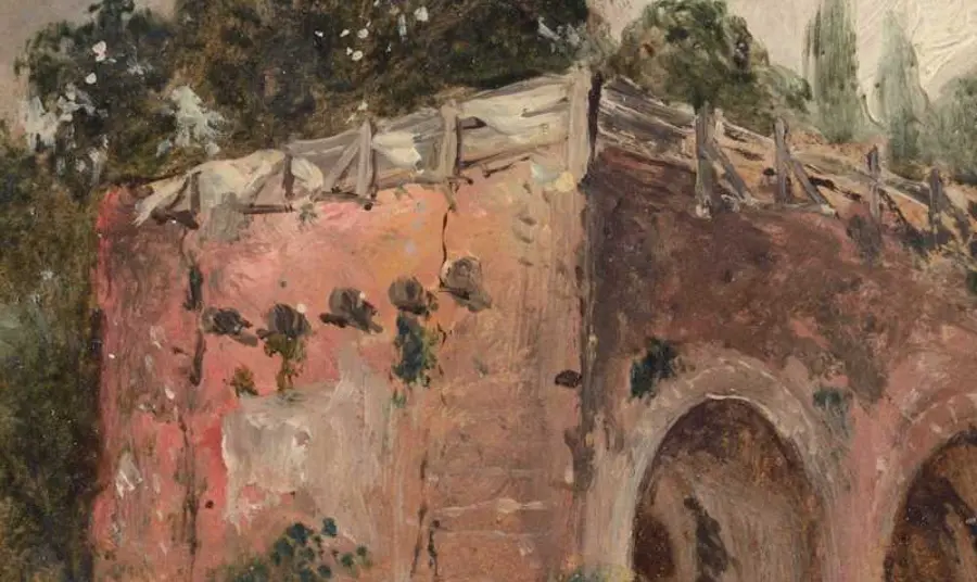 An image of John Constable's A Lime Kiln