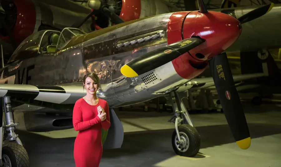 Katie Piper often visits the Royal Air Force Museum in London